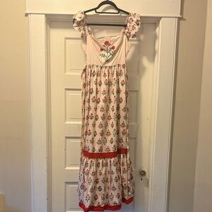 Hill House Pippa Dress in Poppy Block Print